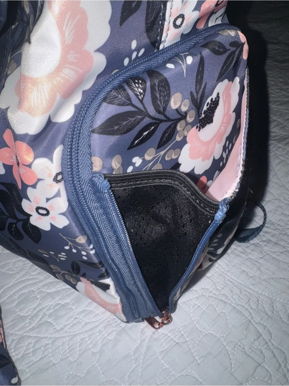 Sarah Wells LE FLORAL - MARIE Pumping Bag w/ matching wet/dry bag and cooler bag